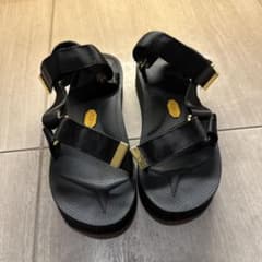 【美品】スイコック ドゥーズィエムクラス別注 厚底サンダル 22 黒 ゴールド 美品】スイコック ドゥーズィエムクラス別注 厚底サンダル 22 黒