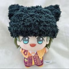 ちびぐるみ用帽子(くろねこ) ぬい帽 ぬい服 ニット帽