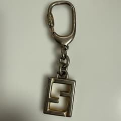 希少】FENDI フェンディ ヴィンテージ キーホルダー ズッカ FFロゴ