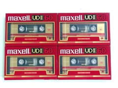 未使用maxell/マクセル/UD II 60分4本ハイポジションのサムネイル