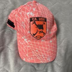 Oakley ピンク格子模様キャップ　90s 00sのサムネイル