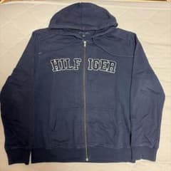 TOMMY HILFIGER ジップアップパーカー ネイビーのサムネイル