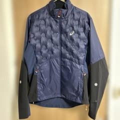 asics ROADランニングウィンタージャケット 2011D087メンズ L - メルカリ