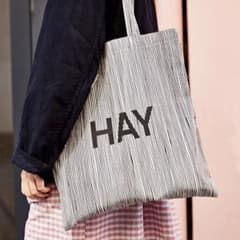 新品☆HAYトートバッグ ストライプ柄 北欧デザインのサムネイル
