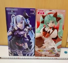 最安ショップ比較】 初音*ミク フィギュア 雪ミク×クロミ Trio-Try-iT