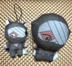 忍たま 雑渡昆奈門 最強の軍師 ちびぐるみ ほわぬい 猫耳 タグ付き 新品