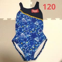 KONAMI SPORTS CLUB キッズ用水着 星柄 女の子用 120cmのサムネイル