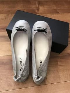 【こむぎ様専用】Repetto レペット バレエシューズ 38 シルバーのサムネイル