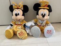【ディズニー】ディズニーリゾート購入　自立　ミッキー　30周年　ミニーぬいぐるみ ディズニー】ディズニーリゾート購入 自立 ミッキー 30周年 ミニー