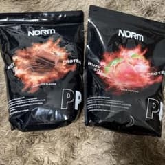 NORM WHEY SOY PROTEIN チョコレート＆ピーチ 2袋のサムネイル