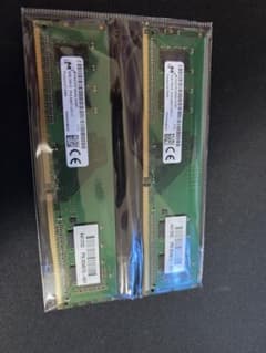 デスクトップ用メモリMicron DDR4-2400 8GB(4GB2枚セット) - メルカリ