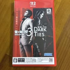 Switch2 龍が如く極3/龍3外伝 DARK TIES キーカード版のサムネイル