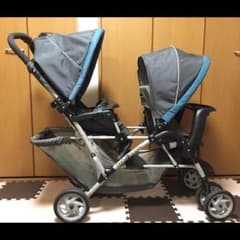 値下げしました☆GRACO 二人乗りベビーカーのサムネイル