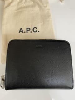 ☆a.p.c☆二つ折り財布・ブラック☆のサムネイル
