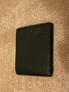 【値下げ】ポロ　ブラック　財布のサムネイル