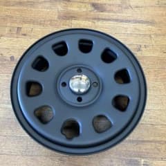 新品ホイール15X5.0 軽自動車用デイトナスチールマットブラック4本セット 新品ホイール15X5.0 軽自動車用デイトナスチールマットブラック4本
