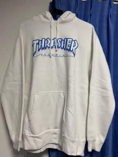 THRASHERパーカー白XLのサムネイル