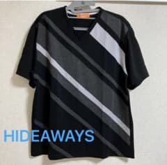 HIDEAWAYS メンズTシャツ（サイズ48/L）★美品★ブラック系のサムネイル