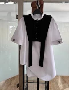 ENFOLD エンフォルド VEST LAYERED TOPS - メルカリ