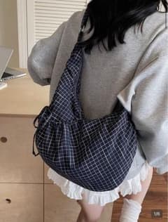 【shein】チェック柄 ショルダーバッグのサムネイル
