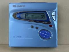 SHARP ポータブルMDレコーダー MD-MT770 中古 録音再生動作確認済
