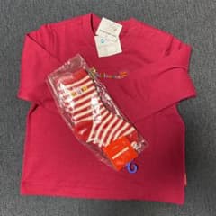 長袖Tシャツ 靴下セット(90センチ)のサムネイル