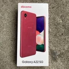 【にっしー様専用】GALAXY A22 5G 64GB REDのサムネイル