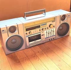 National ラジカセ　昭和レトロ　ビッグサイズ 希少・昭和レトロ】National/RX-C100 大型ラジカセ - メルカリ