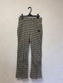ニードルス　ジャガードスター ブーツカット パンツ スラックス XS ベージュ ニードルス ジャガードスター ブーツカット パンツ スラックス XS