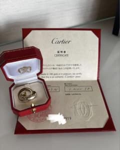 Cartier 限定品トリニティ リング 18Kホワイトゴールド - メルカリ