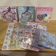 サンリオ シール ステッカー まとめ売り 9点セットのサムネイル