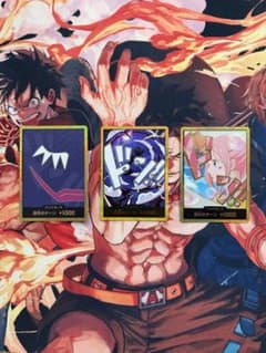 ゼ*S様 ワンピースカードゲーム 金ドン　ロシナンテ・ルフィ・しらほしのサムネイル