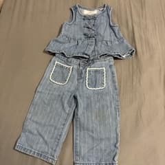 ZARA ジーンズセットアップ　86cmのサムネイル