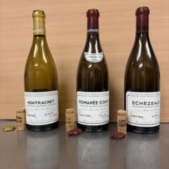 【DRC空瓶】エシェゾー&グランエシェゾー【ROMANEE CONTI】 ◼️空き瓶◼️DRC ロマネ・コンティ、モンラッシェ、エシェゾー 3本