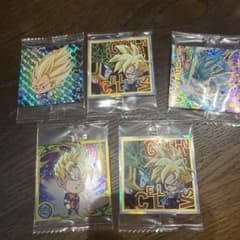 ドラゴンボール シール 5枚セットのサムネイル