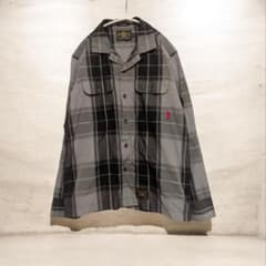 希少S】WTAPS ダブルタップス オンブレチェックシャツ 開襟 日本製