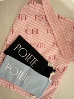 POTETE ポテテ ノベルティ トートバッグ エコバッグ 巾着 3点セットのサムネイル