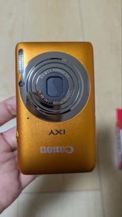 m*o様 【動作品/充電器・ケース付】Canon IXY 210F オレンジ デのサムネイル