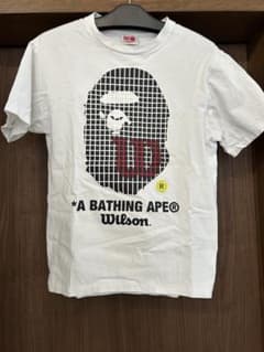 ★希少★A BATHING APE x Wilson コラボ Tシャツ ☆希少☆A BATHING APE x Wilson コラボ Tシャツ - メルカリ