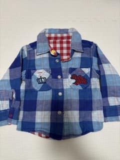 Baby Doll チェック柄シャツ 80cmぐらいのサムネイル