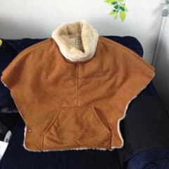 美品ムートンポンチョのサムネイル