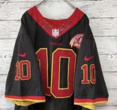 NIKE ナイキ　NFL ゲームシャツ RED SKINS 黒　赤　黄　刺繍のサムネイル