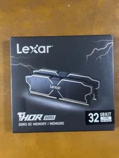 Lexar THOR DDR5 32GB OC メモリのサムネイル