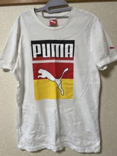 PUMA プーマ Sport Lifestyle Tシャツ M ドイツカラー 白のサムネイル