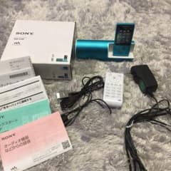 SONY NW-S14K【美品】ブルーウオークマン スピーカー付き キーパッド付のサムネイル