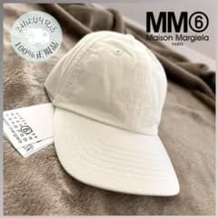 MM6 Maison Margiela ホワイト キャップ 新品 タグ付き - メルカリ