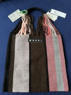 MARNI MARKET/マルニ マーケット＞ハンモックバッグ／ブラウンピンクのサムネイル