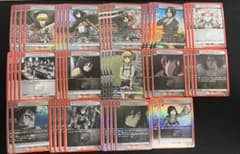 104期兵 デッキ 赤 進撃の巨人 エレン アルミン ミカサ ハンジ 104期兵 デッキ 赤 進撃の巨人 エレン アルミン ミカサ ハンジ