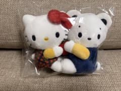 新品未使用】familiar×ハローキティ マスコット ぬいぐるみ ファミリア