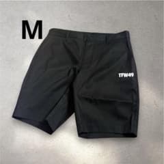 新品未使用タグ付き　TFW49 ショートパンツ　S ゴルフ ブラック 新品】TFW49 ゴルフショートパンツ M ブラックメンズ - メルカリ